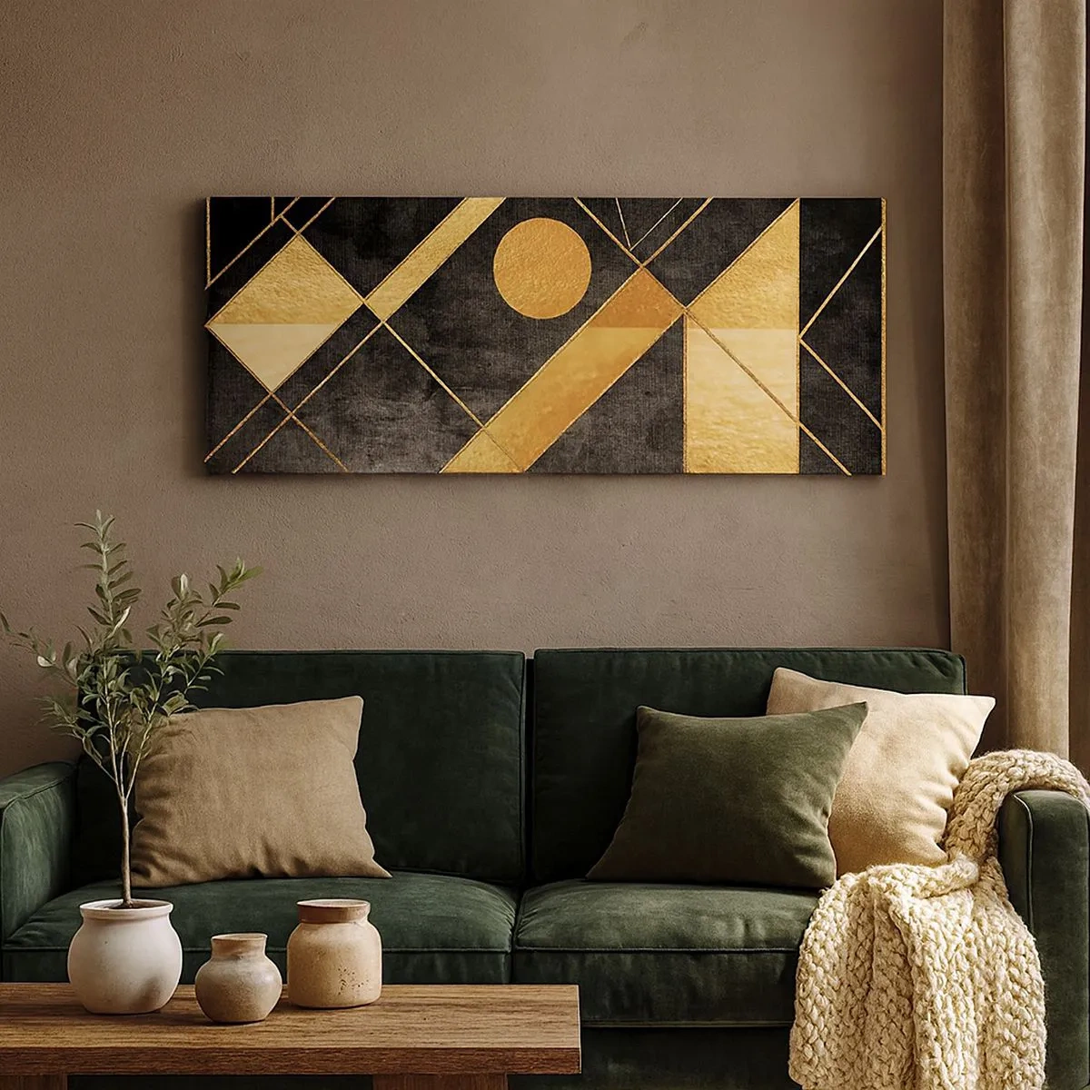 Quadro su tela - Stampe su Tela - Sole del deserto - 100x40 cm