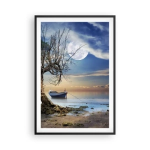 Poster in cornice nera - È la fine o l'inizio? - 61x91 cm