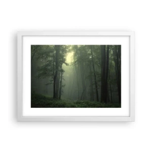 Poster in cornice bianca - Prima che si svegli - 40x30 cm