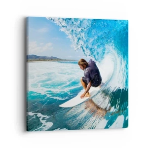 Quadro su tela - Stampe su Tela - Ballando con le onde - 40x40 cm