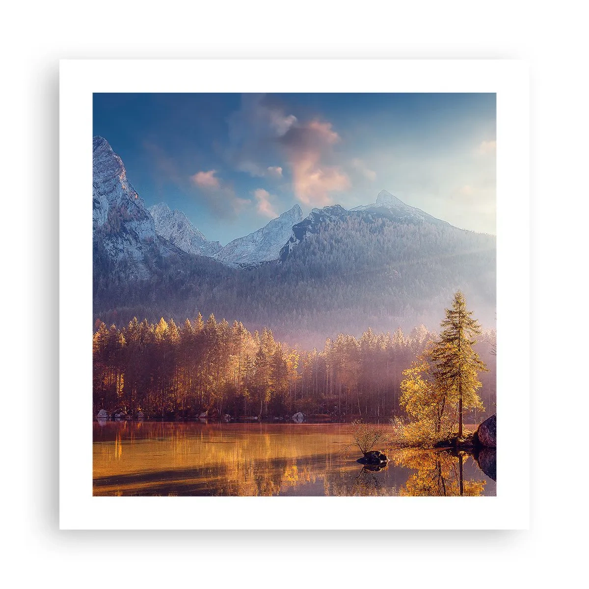 Poster - Sui monti e nelle valli - 50x50 cm