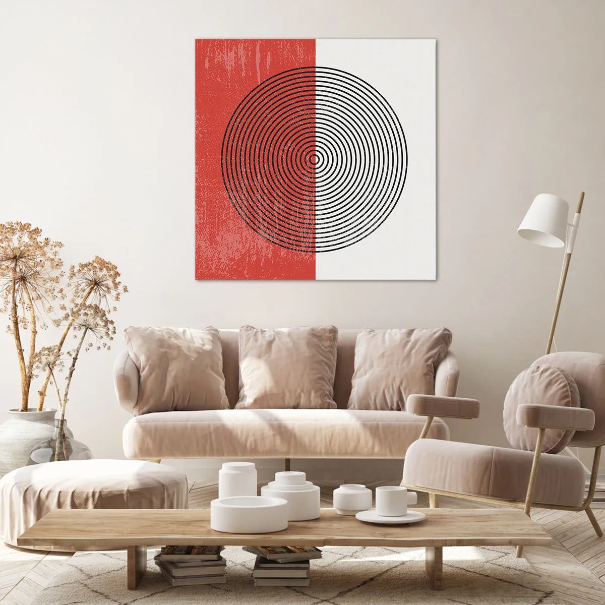 Quadro su tela - Stampe su Tela - Dritto al centro - 50x50 cm