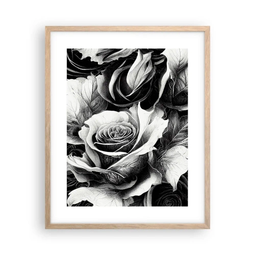 Poster in cornice rovere chiaro - Sempre regina - 40x50 cm