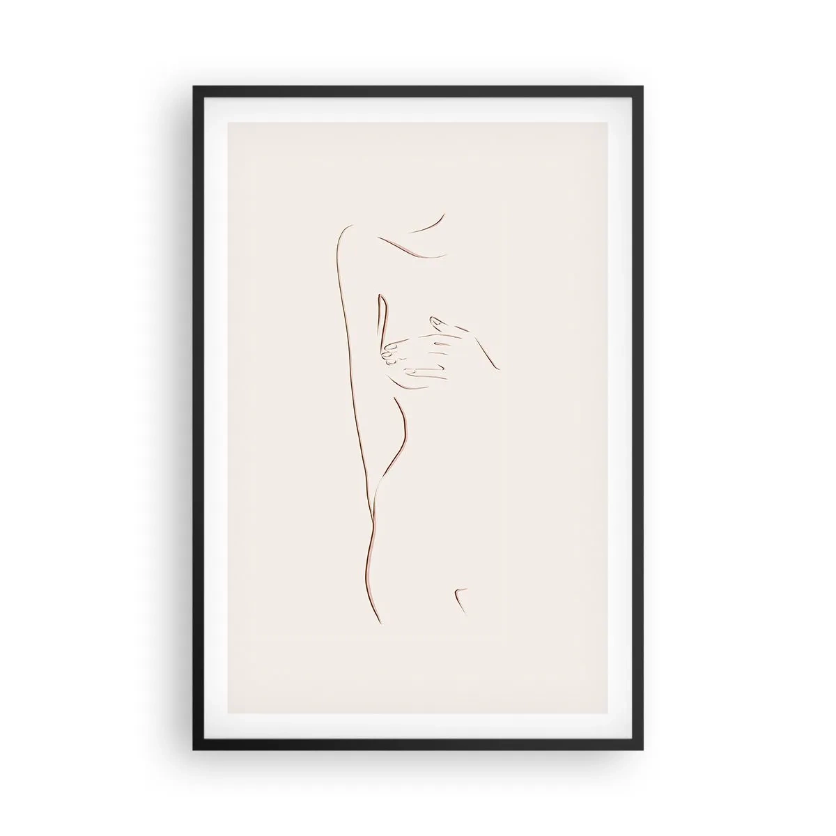 Poster in cornice nera - La forma del desiderio - 61x91 cm