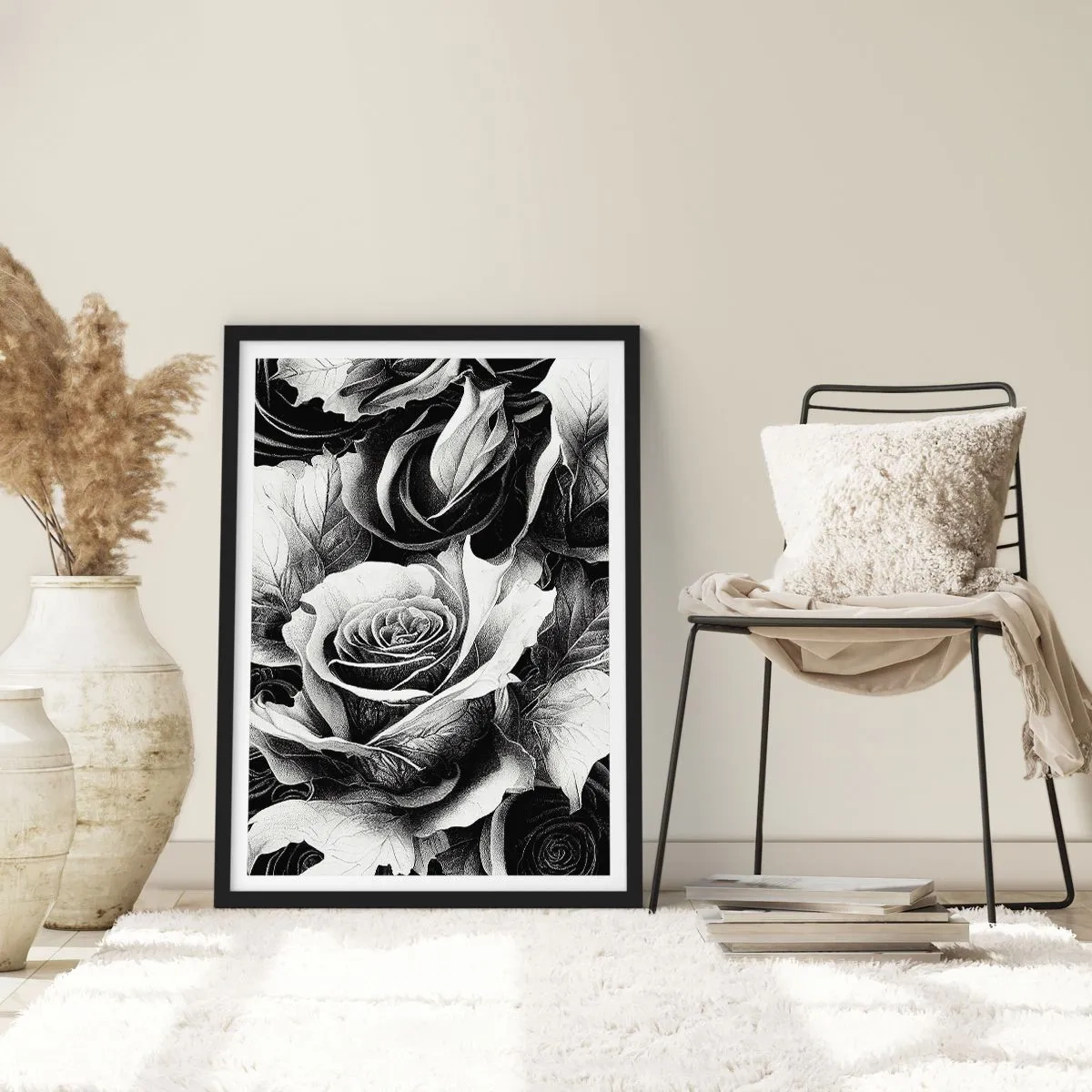 Poster in cornice nera - Sempre regina - 61x91 cm