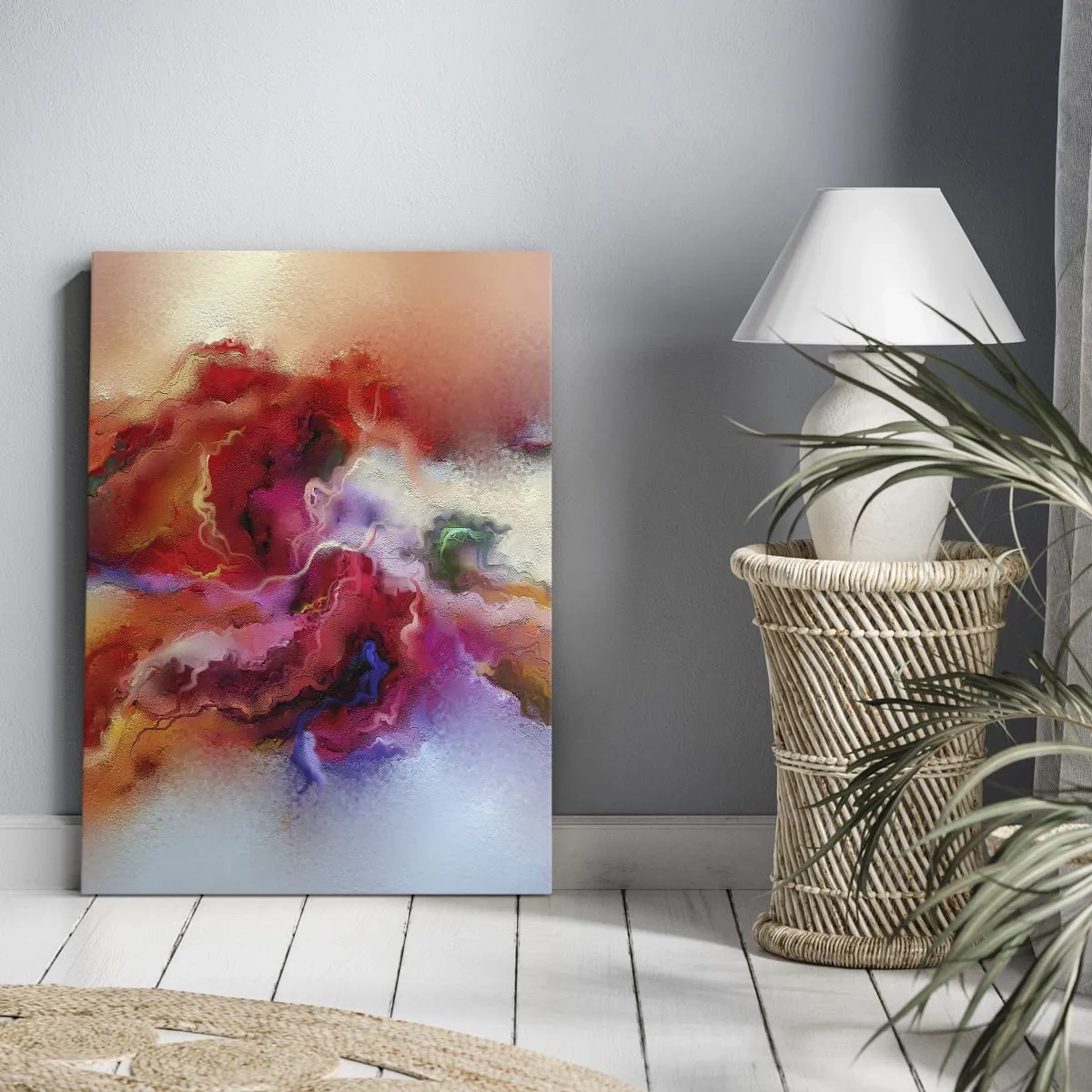 Quadro su tela - Stampe su Tela - Come afferrare i sogni: fumo - 45x80 cm