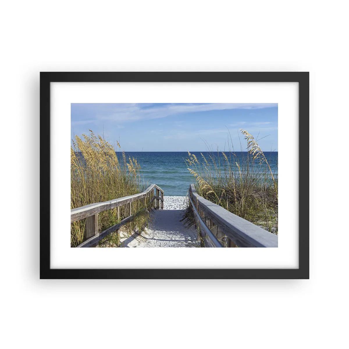 Poster in cornice nera - Al sole, al vento - 40x30 cm