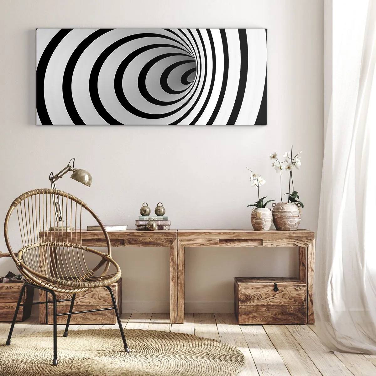 Quadro su tela - Stampe su Tela - Anche tu non riesci a resistere? - 100x40 cm