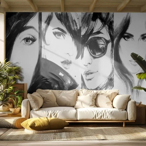 Fotomurali Autoadesivo Deluxe Sticker - Bellezza moltiplicata - Donna, Occhi di donna, Ritratto di una donna - 100x70 cm