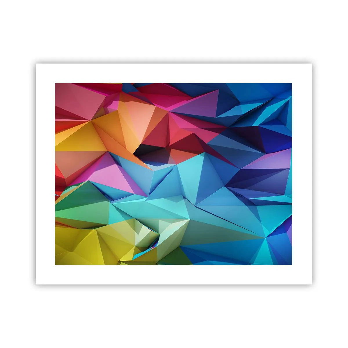 Poster - Origami arcobaleno - 50x40 cm