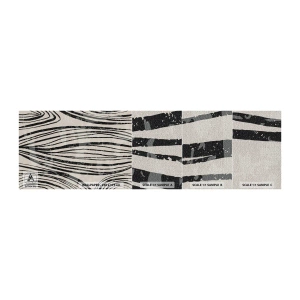 Campione di Fotomurale Premium Canvas - Una palude di linee - Astrazione, Linee, Moderno - 100x30 cm