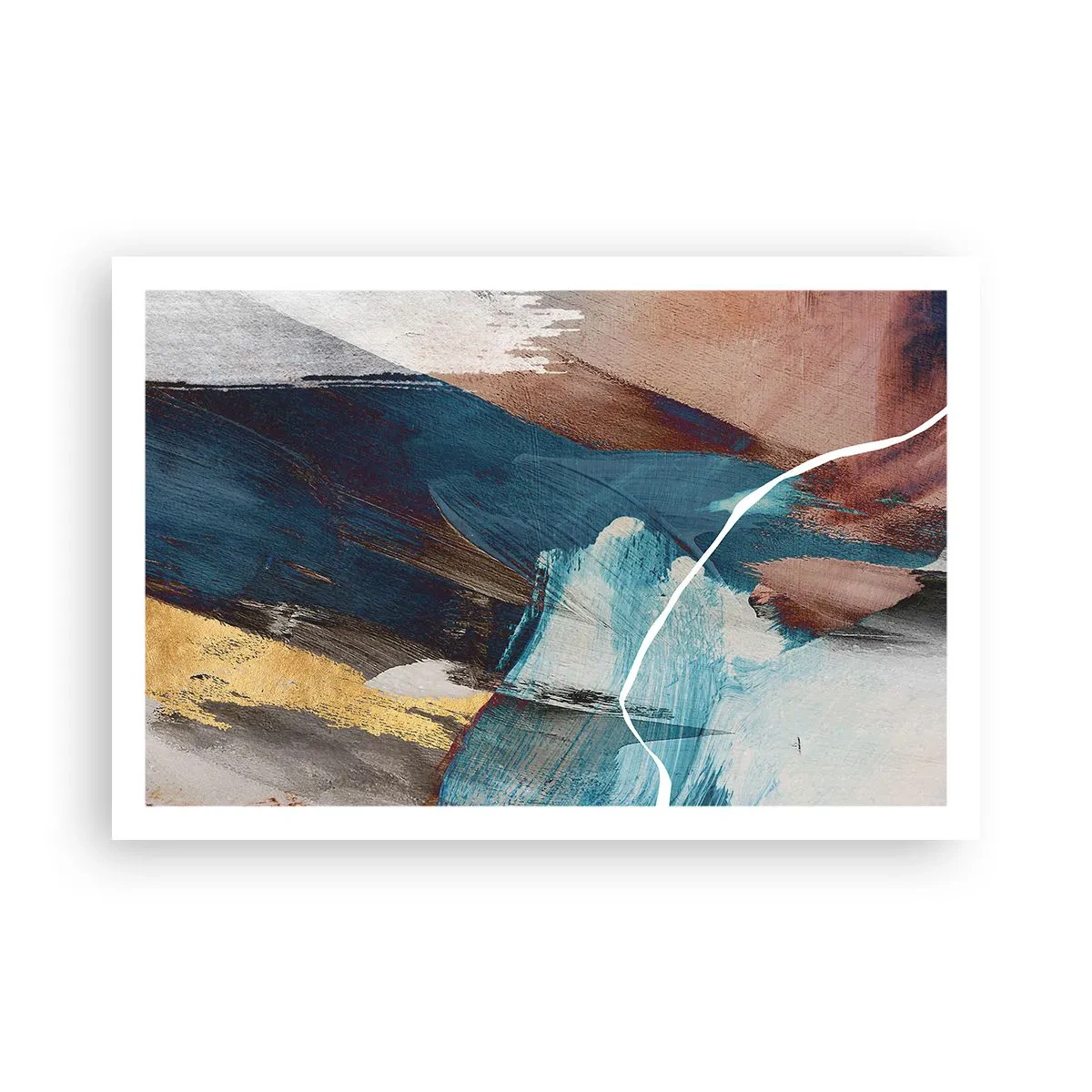 Poster - Con forza ed energia - 91x61 cm