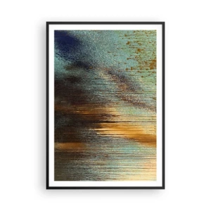 Poster in cornice nera - Composizione cromatica non casuale - 70x100 cm