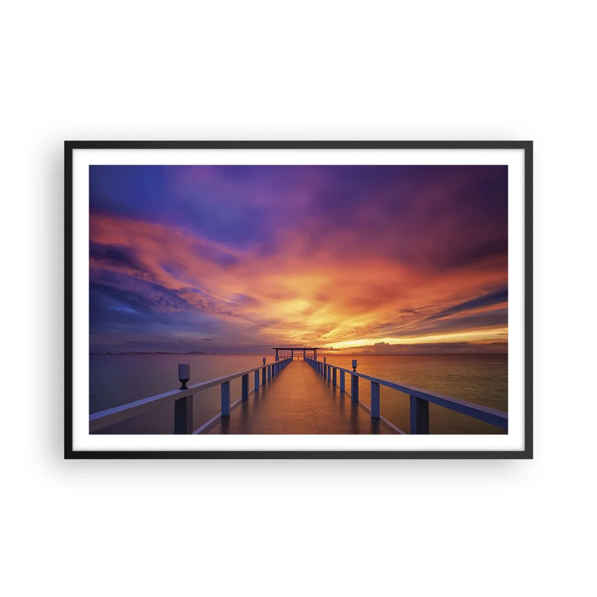 Poster in cornice nera - Senza fine - 91x61 cm
