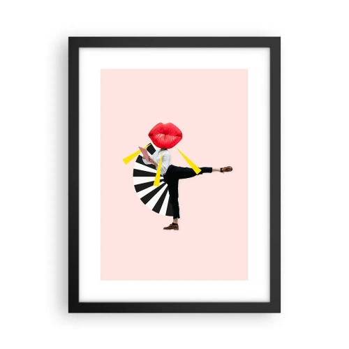 Poster in cornice nera - Pop-art surrealistica - 30x40 cm