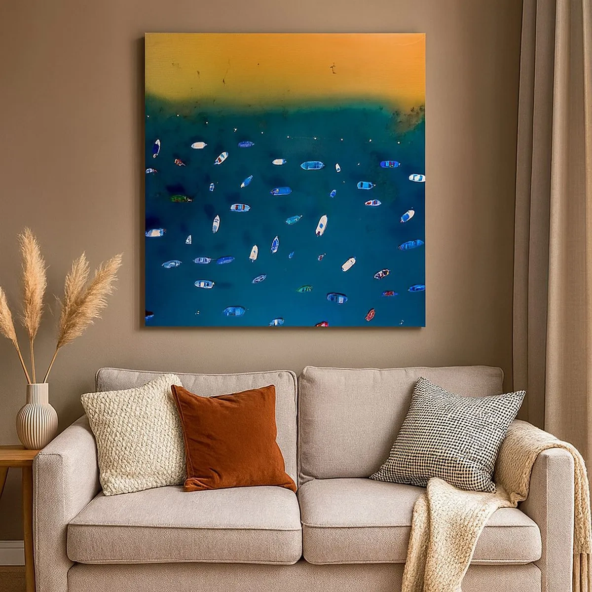 Quadro su tela - Stampe su Tela - Il gioco delle vacanze - 30x30 cm