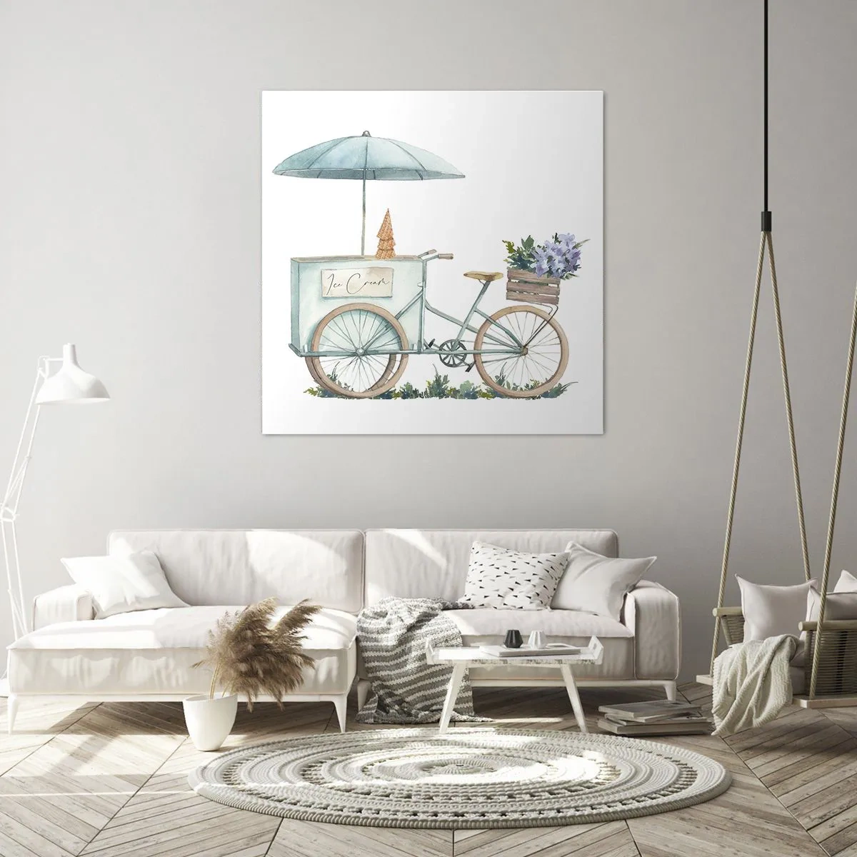 Quadro su tela - Stampe su Tela - Dolce ricordo d'estate - 70x70 cm