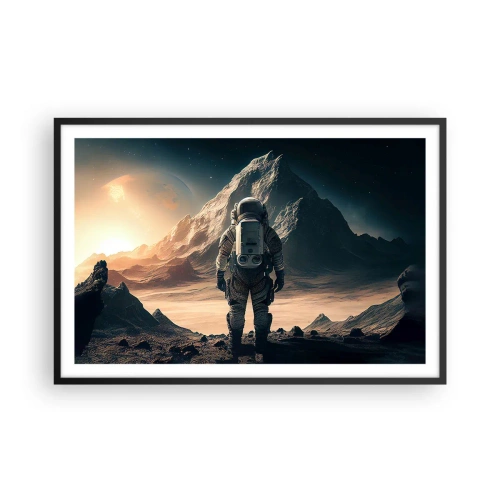 Poster in cornice nera - Nuova sfida - 91x61 cm