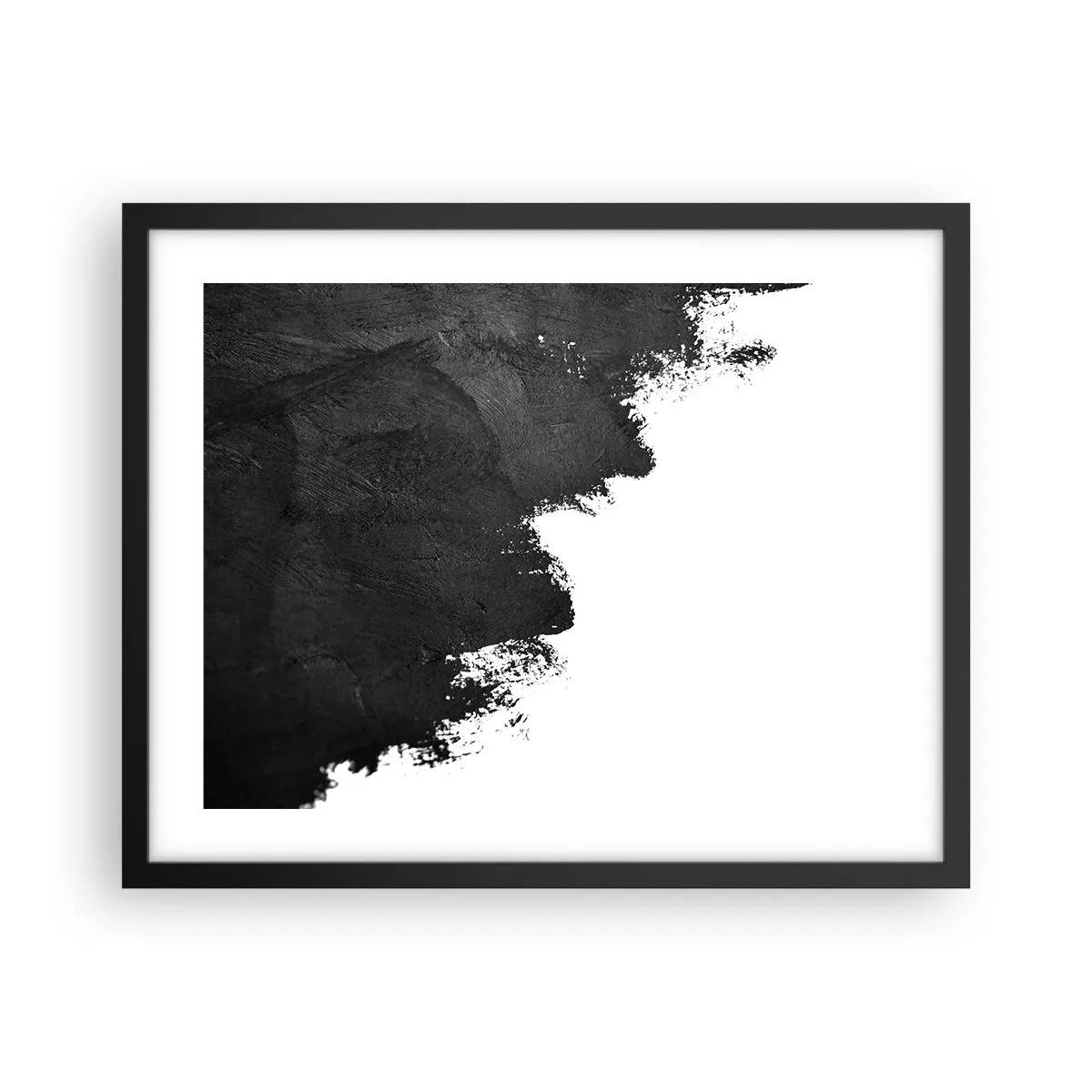 Poster in cornice nera - Gli elementi: la terra - 50x40 cm