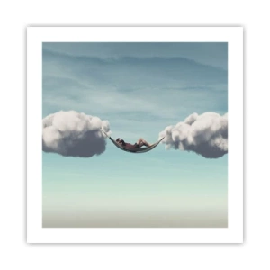 Poster - La felicità del momento - 50x50 cm