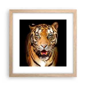Poster in cornice rovere chiaro - Cuore selvatico - 30x30 cm
