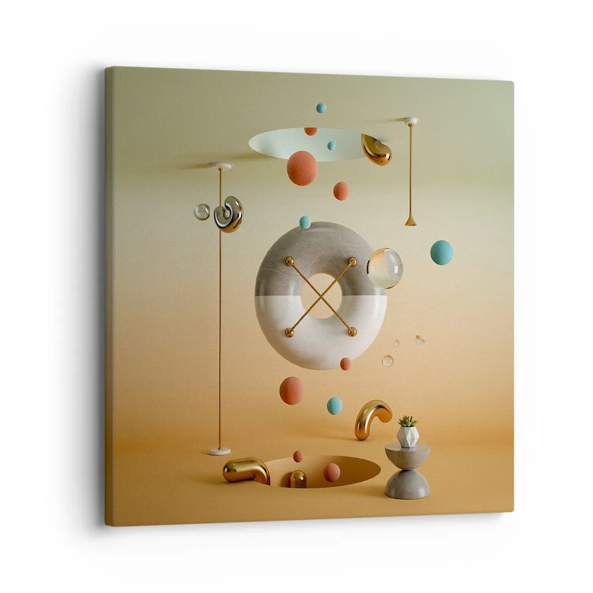 Quadro su tela - Stampe su Tela - Tutto può succedere - 30x30 cm