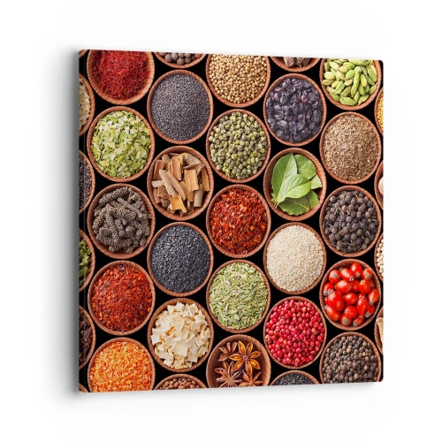 Quadro su tela - Stampe su Tela - Tutti i gusti del mondo - 40x40 cm