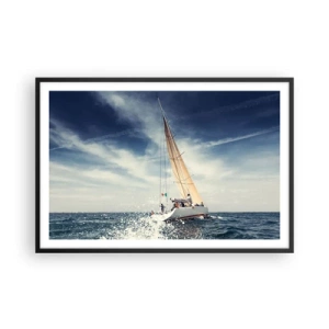 Poster in cornice nera - Non ci raggiungeranno! - 91x61 cm