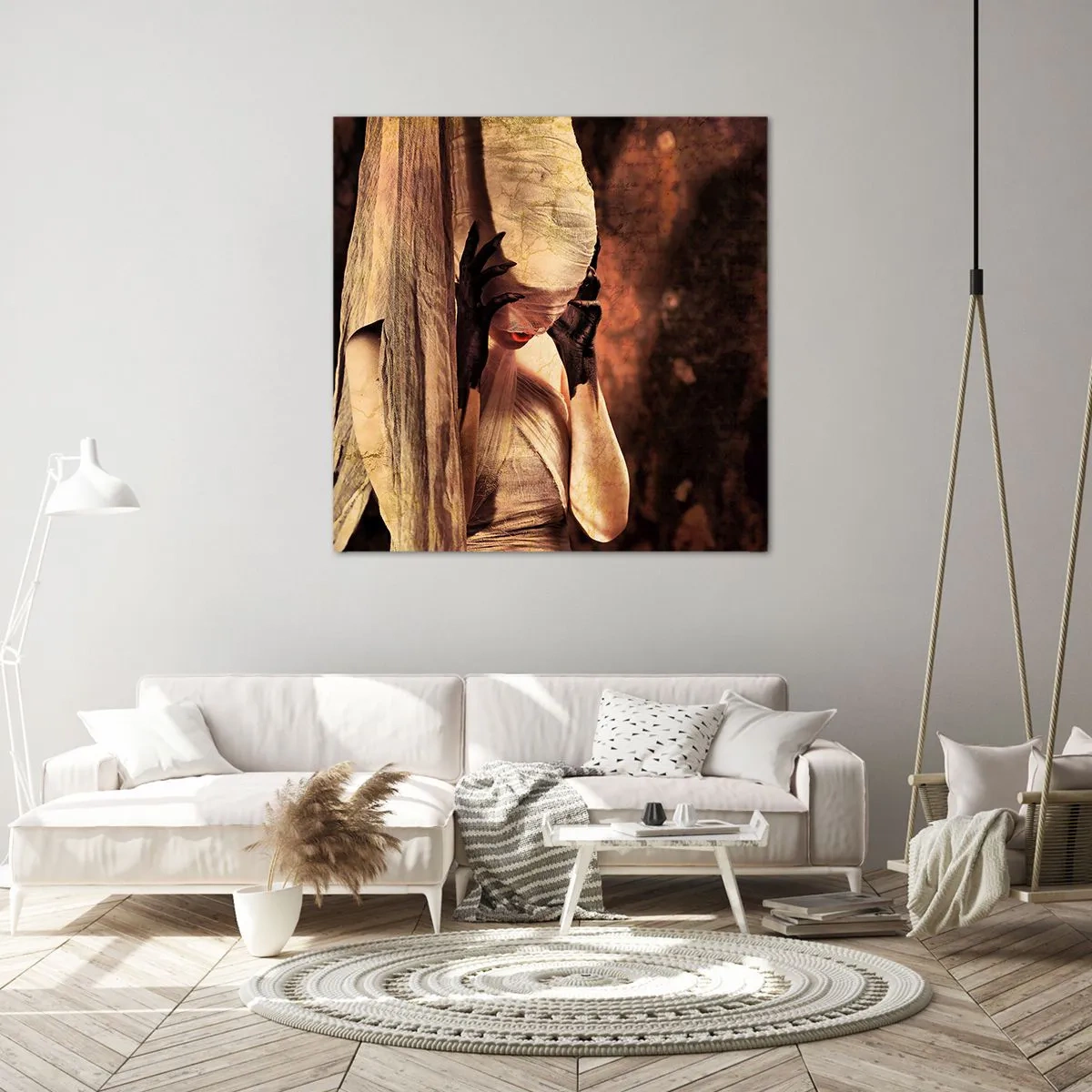 Quadro su tela - Stampe su Tela - Tra il bene e il male - 50x50 cm