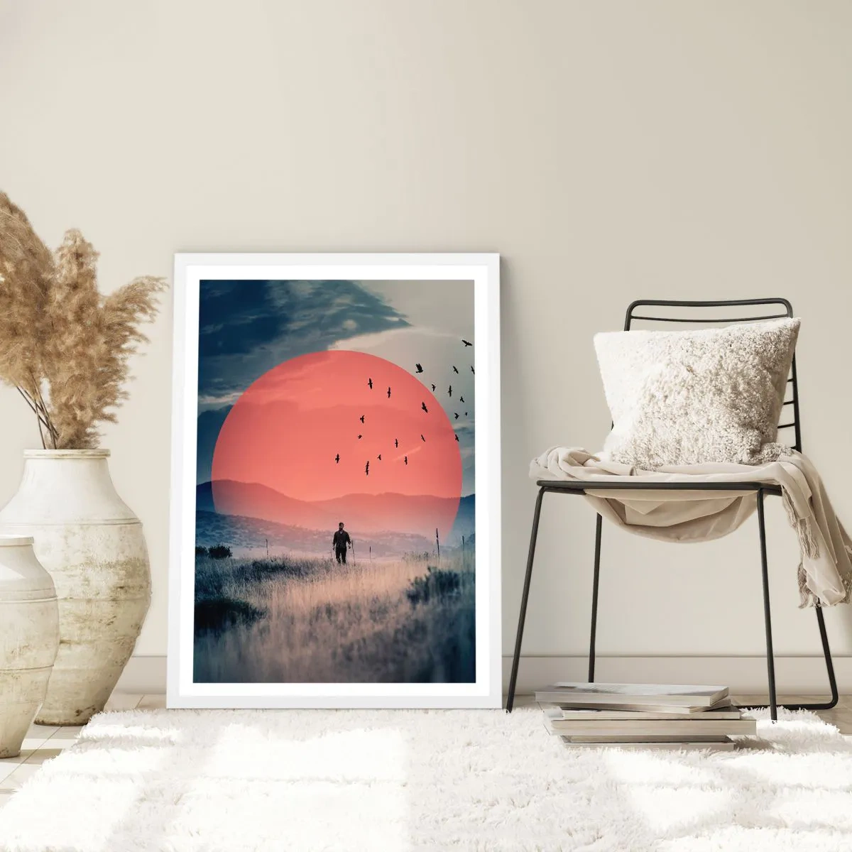 Poster in cornice bianca - Nei propri elementi - 70x100 cm