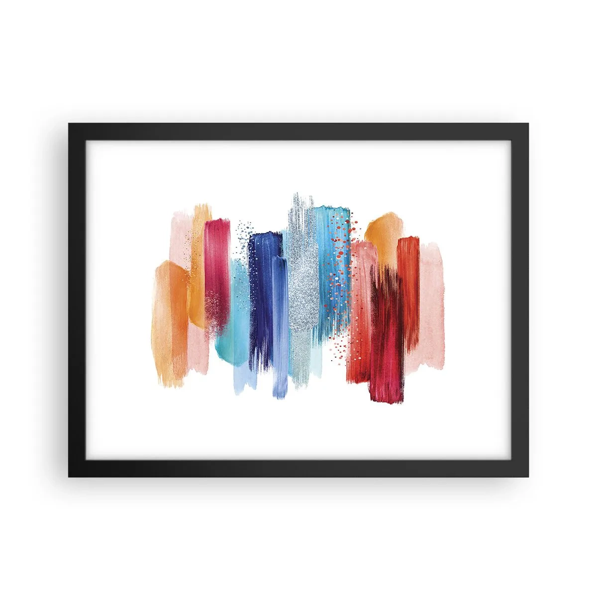 Poster in cornice nera - In alto e in basso - 40x30 cm