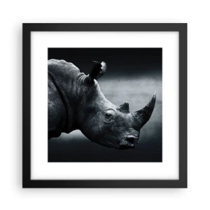 Poster in cornice nera - Profilo destro - 30x30 cm