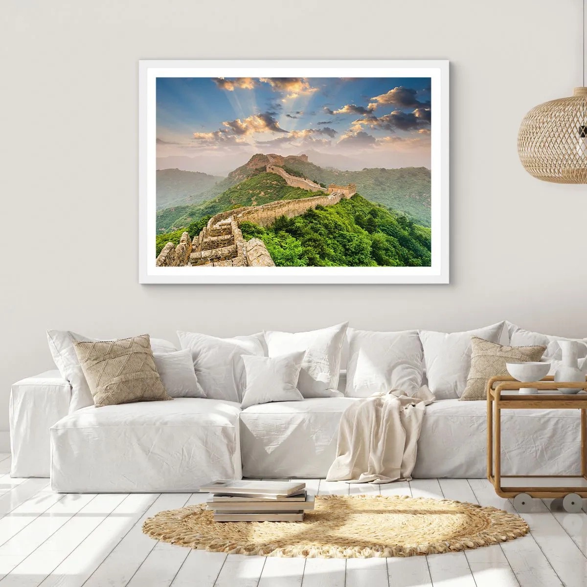 Poster in cornice bianca - La grandezza che non passa mai - 70x50 cm