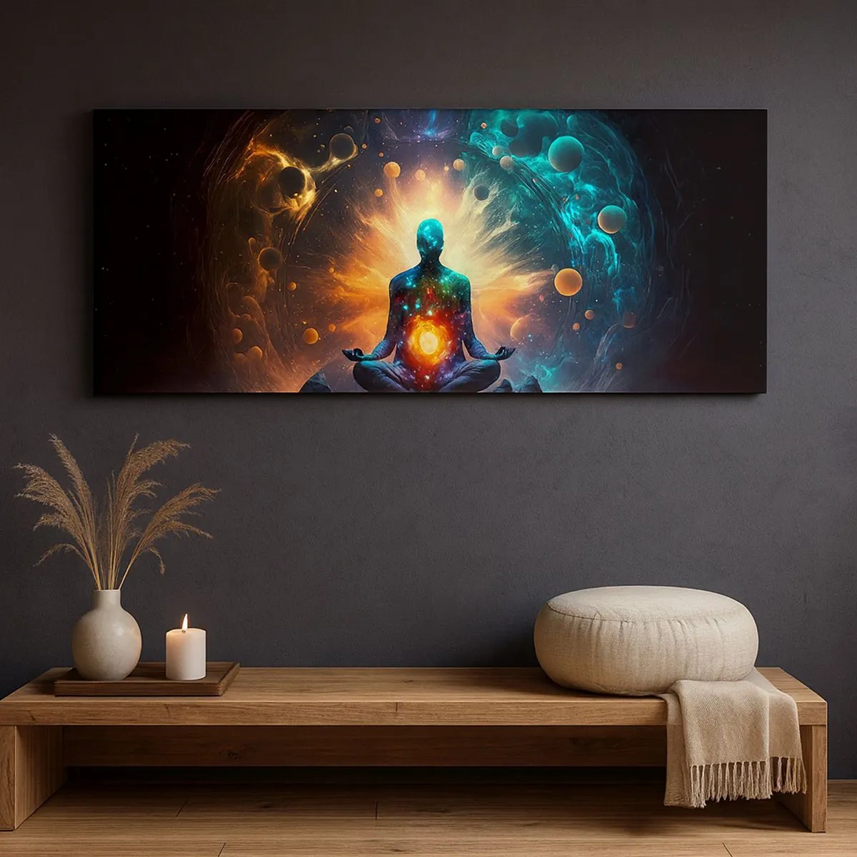Quadro su tela - Stampe su Tela - Pace cosmica - 100x40 cm