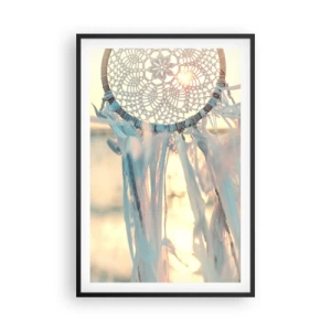 Poster in cornice nera - Totem di pizzo - 61x91 cm