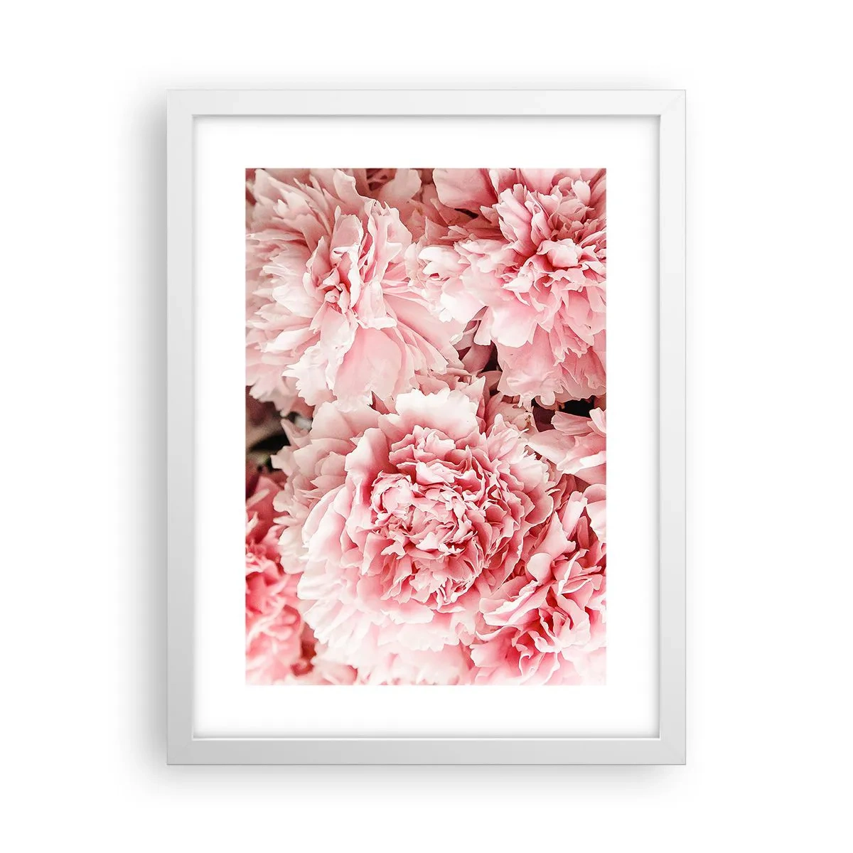 Poster in cornice bianca - Sogno rosa - 30x40 cm