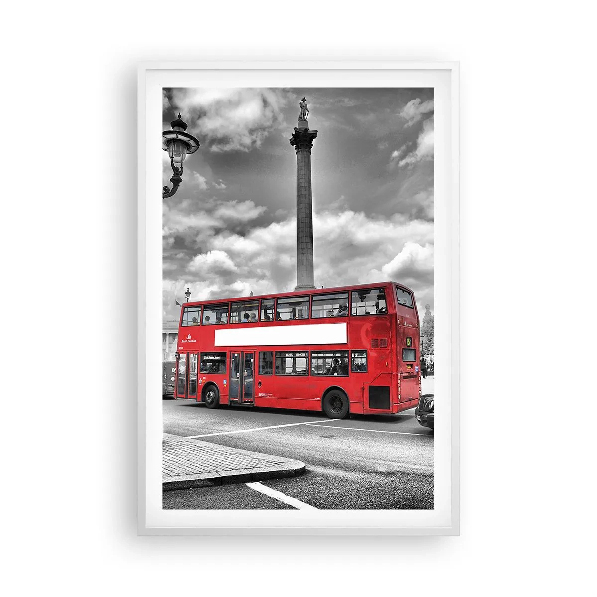 Poster in cornice bianca - Il vero flusso sanguigno della città - 61x91 cm