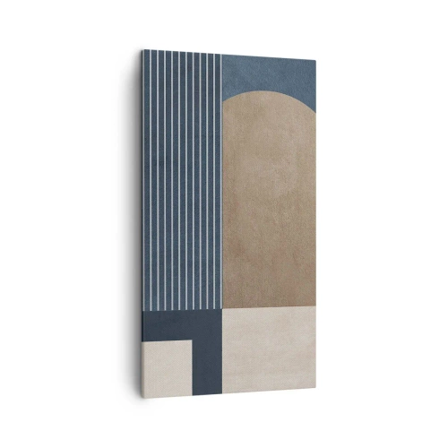 Quadro su tela - Stampe su Tela - Composizione di semplicità e rotondità - 45x80 cm