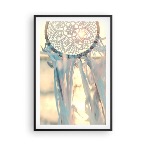 Poster in cornice nera - Totem di pizzo - 61x91 cm
