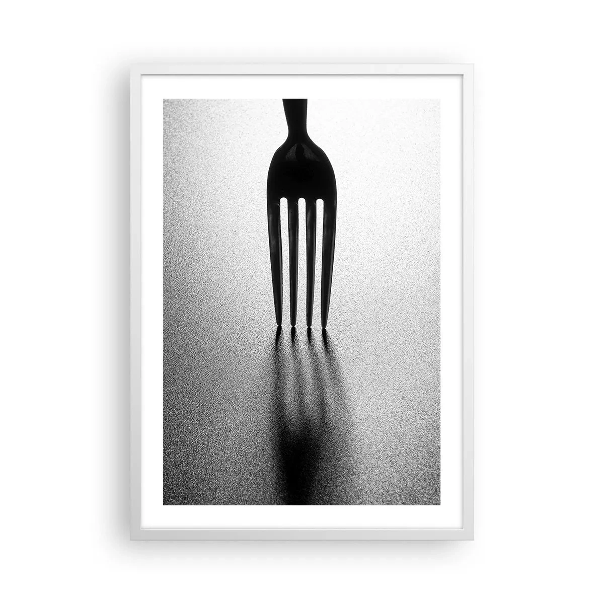 Poster in cornice bianca - Luce e ombra - 50x70 cm