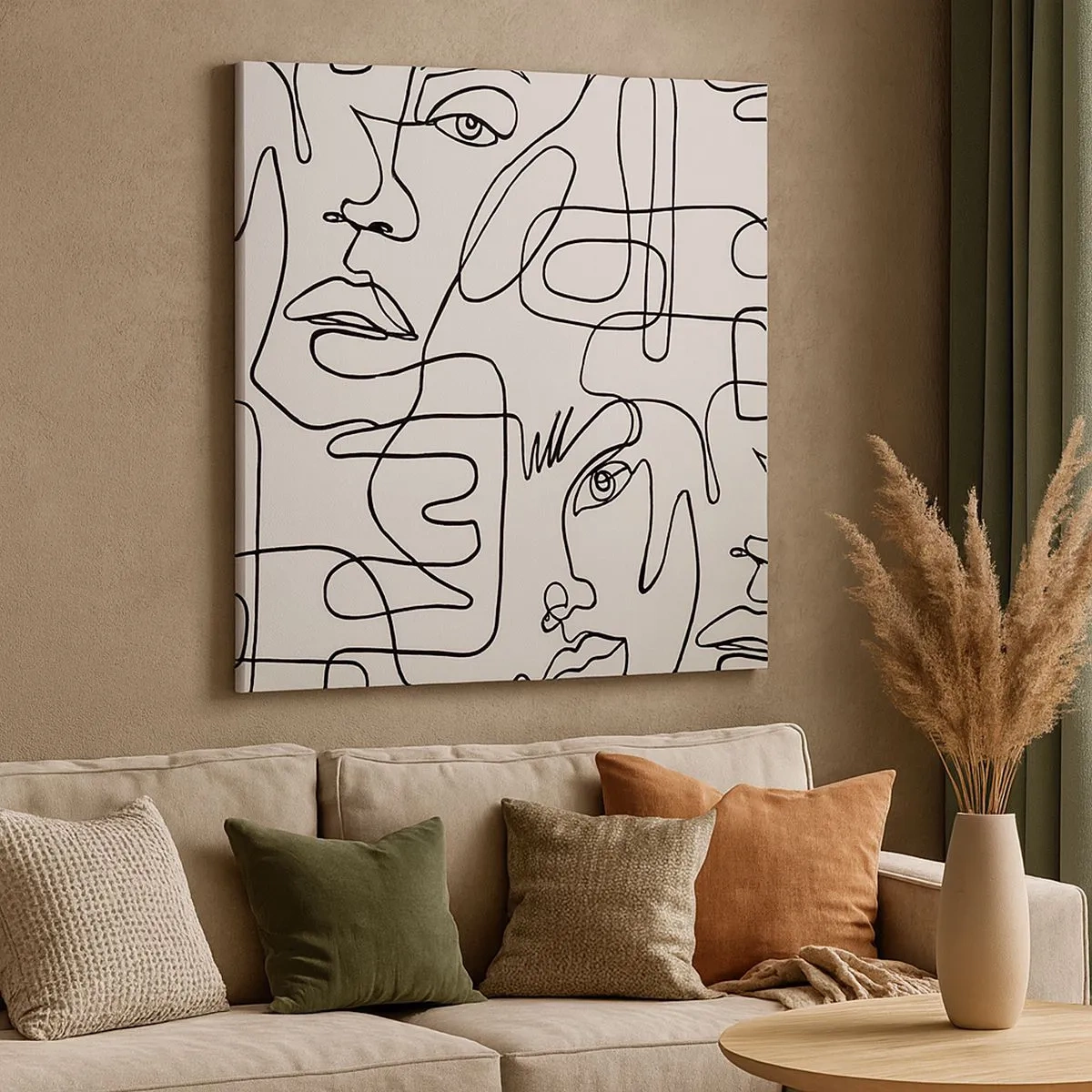 Quadro su tela - Stampe su Tela - Emozioni intrecciate - 30x30 cm