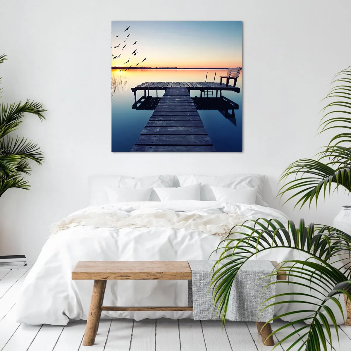 Quadro su tela - Stampe su Tela - È stata una buona giornata - 70x70 cm