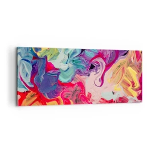 Quadro su tela - Stampe su Tela - La nascita dei colori - 100x40 cm
