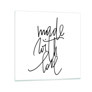 Quadro su vetro - La migliore marca - 50x50 cm