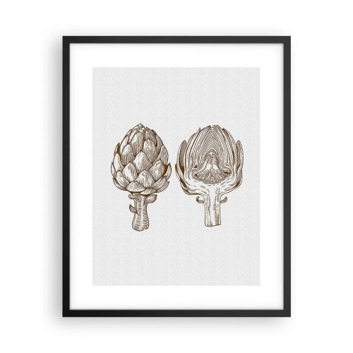 Poster in cornice nera - Lezione di anatomia - 40x50 cm