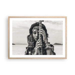 Poster in cornice rovere chiaro - La musica dell'oriente - 70x50 cm