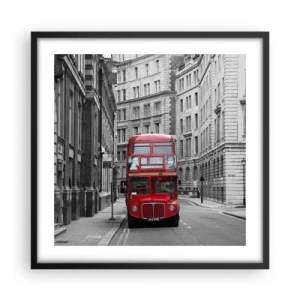 Poster in cornice nera - Il quotidiano non deve essere grigio - 50x50 cm