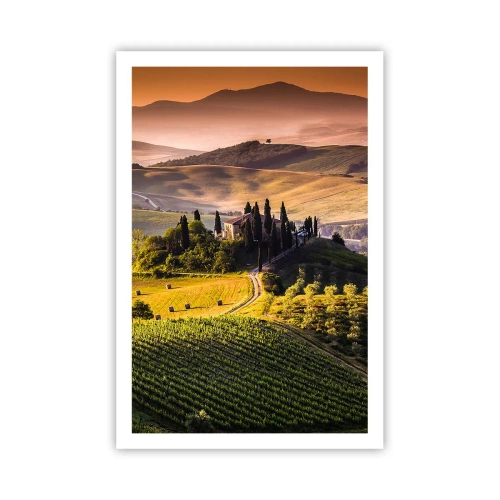 Poster - Arcadia: paesaggio toscano - 61x91 cm