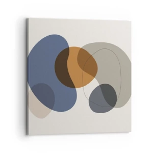 Quadro su tela - Stampe su Tela - Gocce di colore - 70x70 cm