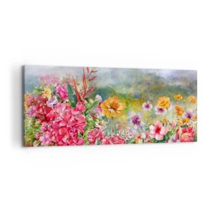 Quadro su tela - Stampe su Tela - Il giardino impazzito - 100x40 cm